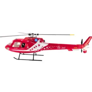 FLISHRC AS350 Ecureuil Squirrel (star-patterned) RTF FL500 V2 500-Class/Size Scale RC Helicopter