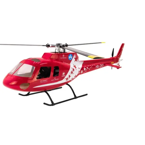 FLISHRC AS350 Ecureuil Squirrel (star-patterned) RTF FL500 V2 500-Class/Size Scale RC Helicopter