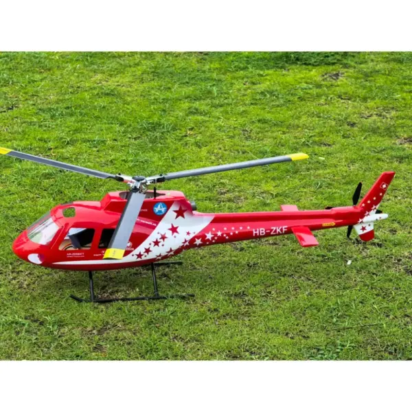 FLISHRC AS350 Ecureuil Squirrel (star-patterned) RTF FL500 V2 500-Class/Size Scale RC Helicopter
