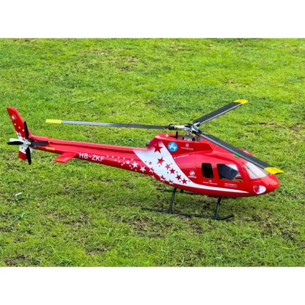 FLISHRC AS350 Ecureuil Squirrel (star-patterned) RTF FL500 V2 500-Class/Size Scale RC Helicopter