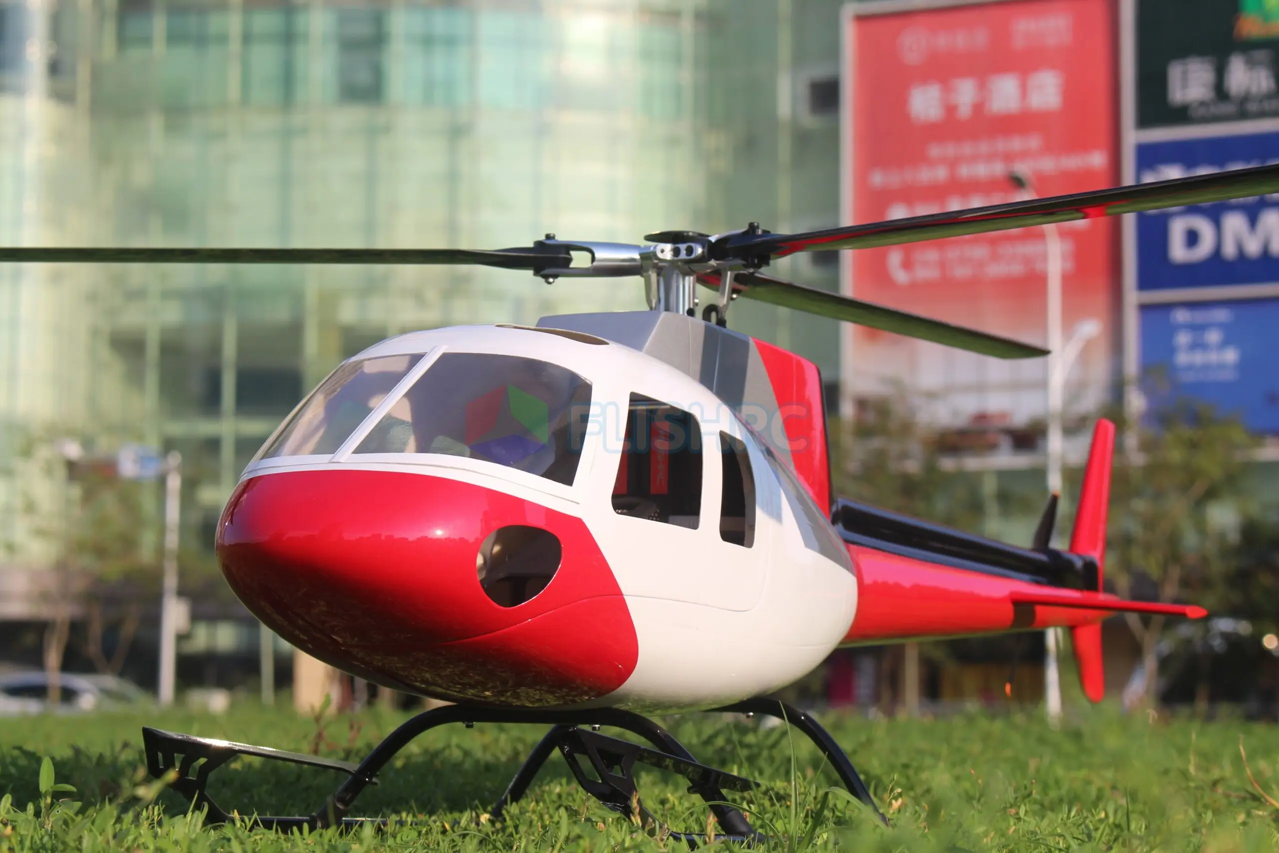 FLISHRC AS350 Squirrel RTF FL500 V2 500-Class/Size Scale RC Helicopter – view 4