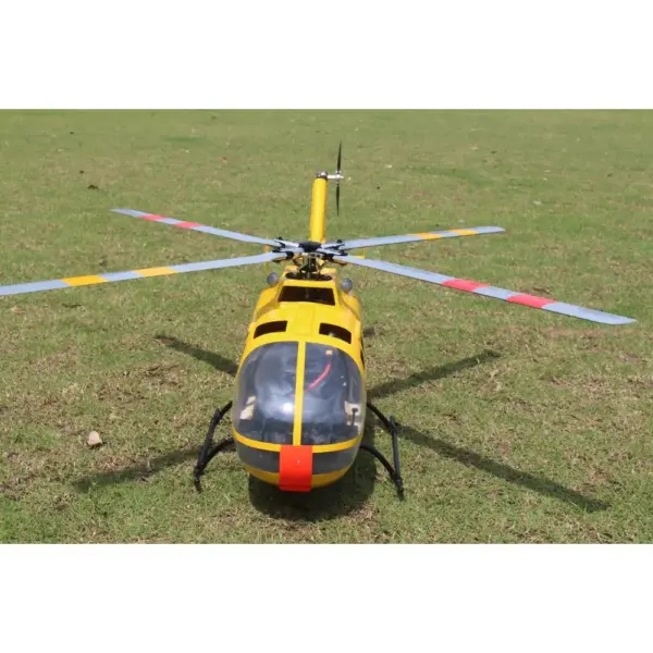 FLISHRC BO105 (Yellow) RTF FL500 V2 500 Class/Size Scale RC Helicopter