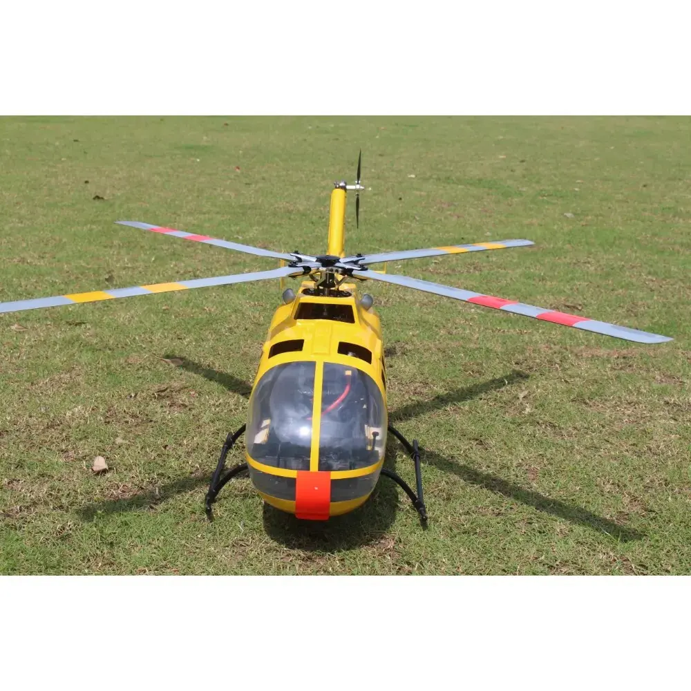 FLISHRC BO105 (Yellow) RTF FL500 V2 500 Class/Size Scale RC Helicopter – view 8