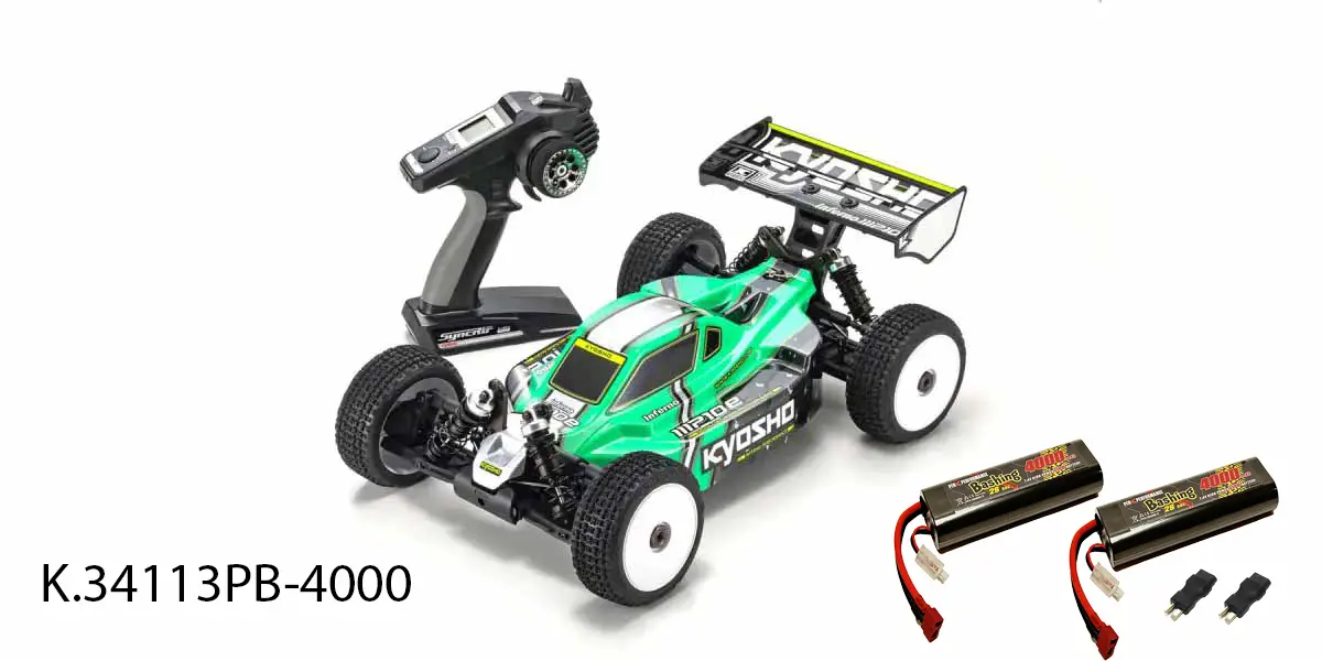 COMBO Kyosho Inferno MP10e T1S Readyset PINK PP3-2S4000-D X2