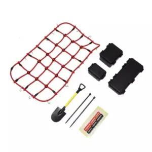 Kyosho KC10 Series Roof Rack Net and Accessories - Red