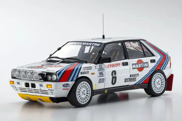 Kyosho 1:18 Lancia Delat Hf 4wd Monte Carlo 1987 Team Martini nr.6