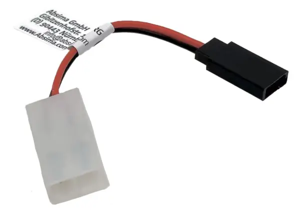 Adapter with cable JR/FU (F) - Tamiya (F) 60mm