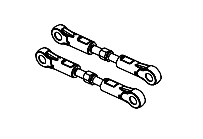 Adjustable Upper Tie Rods (2)
