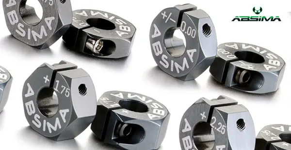 Alu 7075 T6 wheel hubs offset +3.00mm 1:10 (2)