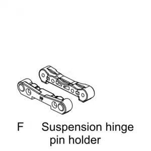 Alu Front Suspension Hinge Pin Holder
