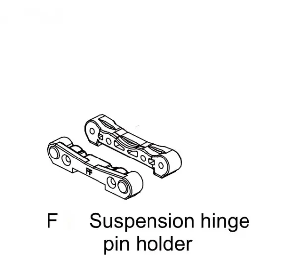 Alu Front Suspension Hinge Pin Holder