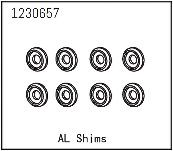 Alu. Shims (8)