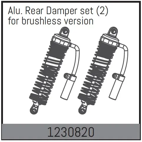 Aluminum Rear Shock Set (2)