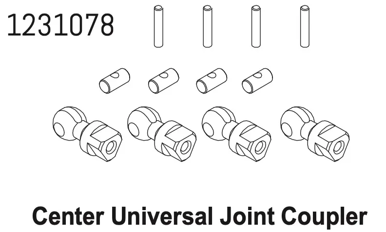 Center Driveshaft Joint Set CR4.4