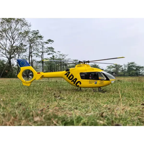 FLISHRC EC135 (Yellow painting) RTF FL500 V2 500 Class/Size Scale RC Helicopter