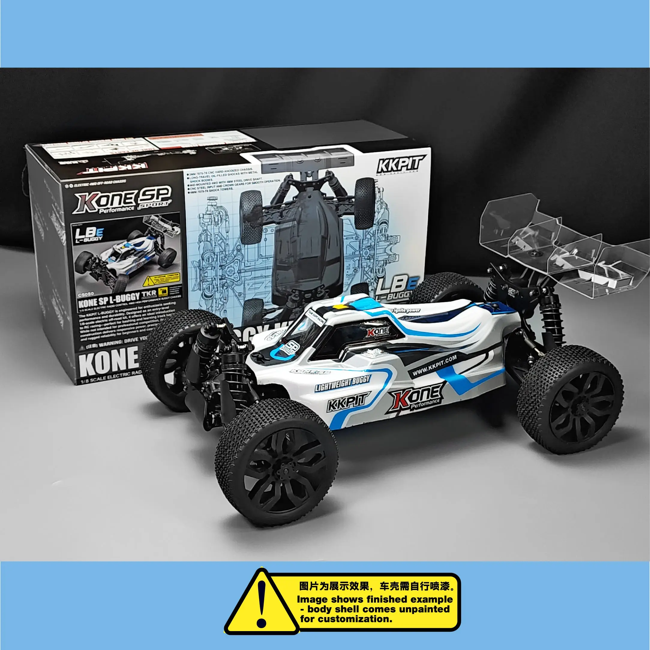 KKPIT LBE 1/8 Scale Buggy RTR – RC Car – view 2