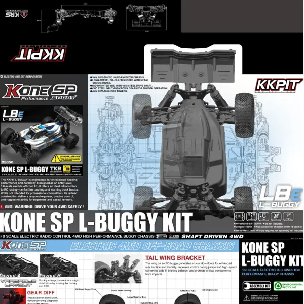 KKPIT LBE 1/8 Scale Buggy RTR