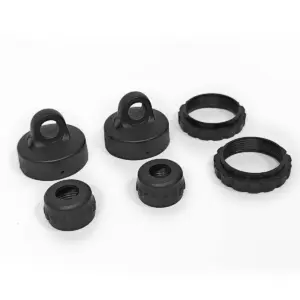 10302 Shock Preload Nut +Shock Cap Set 2Set