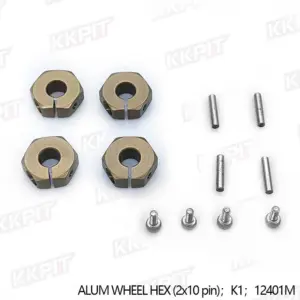 12401M 7075 Alum 12mm Wheel Hexes