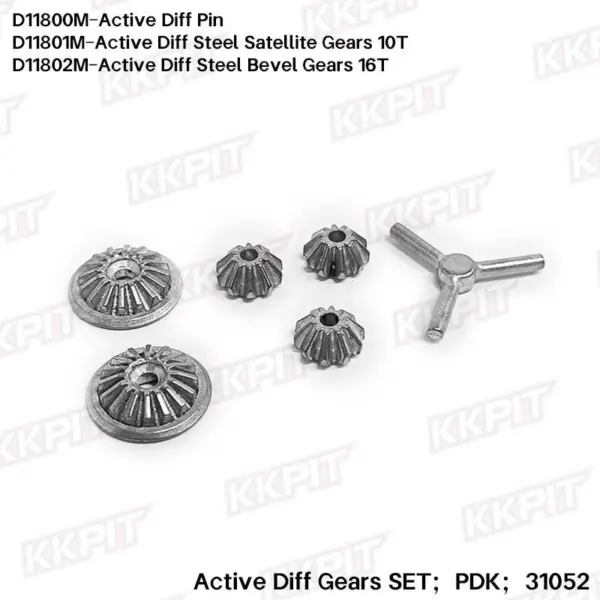 31053 Active Diff Segment 120°&Active Diff Gears SET