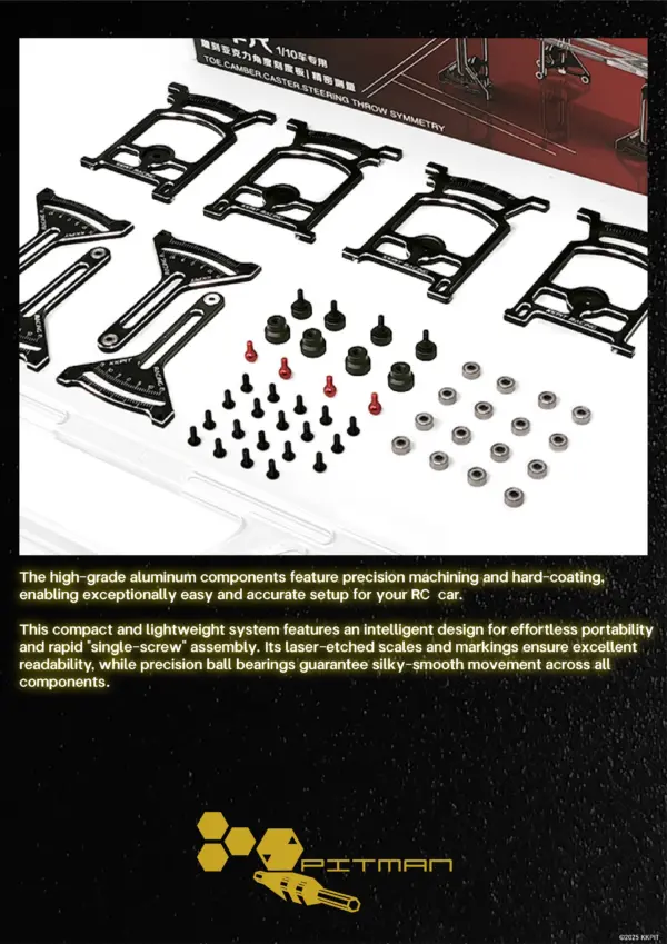 590002 Set-up System for 1/10 On-Road Cars (4mm axle)