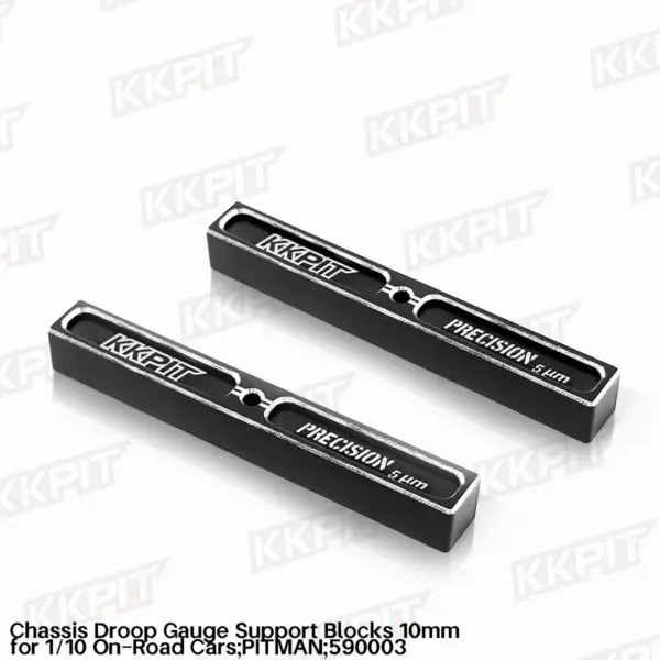 590003 Chassis Droop Gauge Support Blocks 10mm for 1/10 On-Road Cars