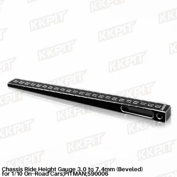 590006 Chassis Ride Height Gauge 3.0 to 7.4mm (Beveled) for 1/10 On-Road Cars