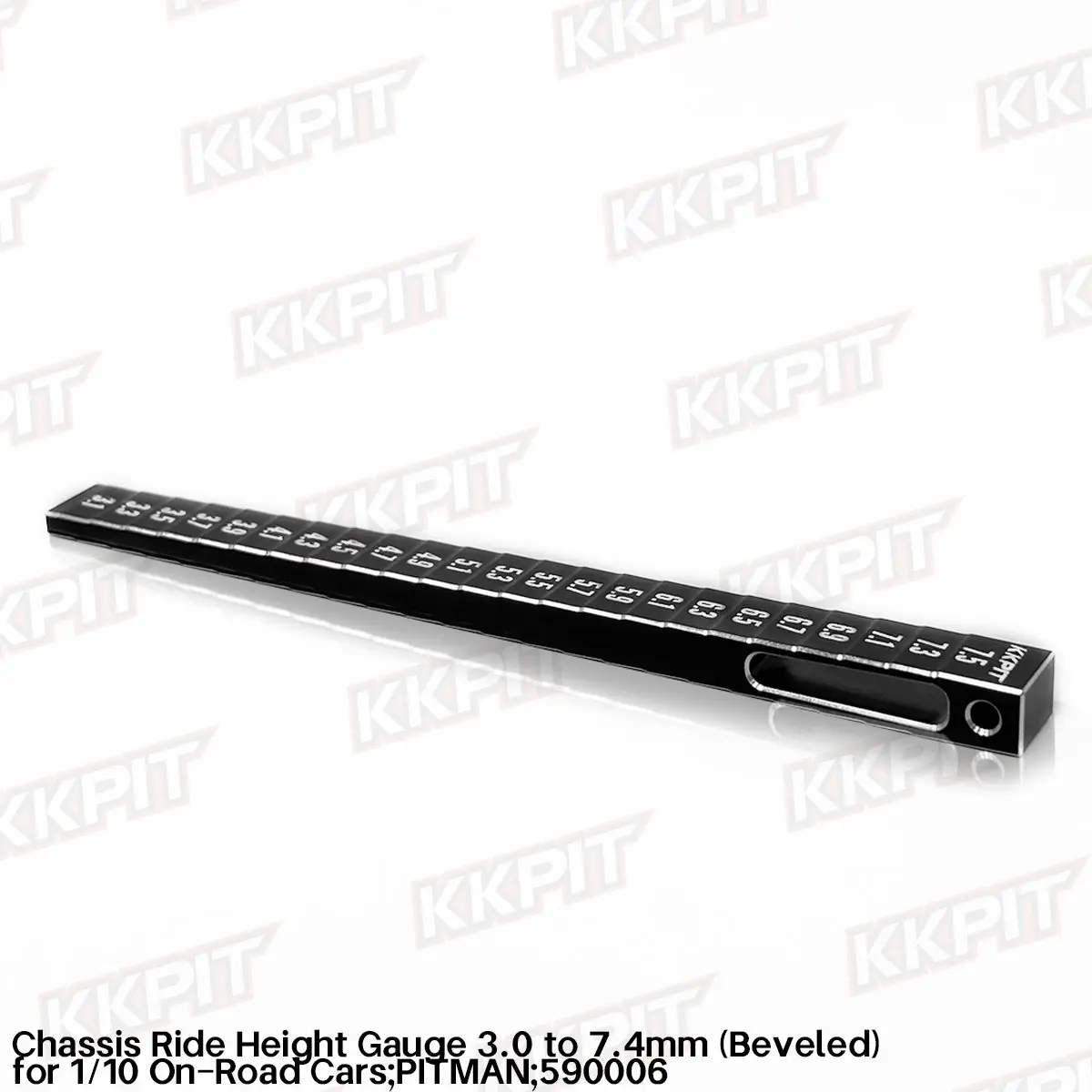 590006 Chassis Ride Height Gauge 3.0 to 7.4mm (Beveled) for 1/10 On-Road Cars – view 3