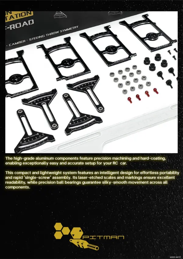 590008 Set-up System for 1/8 Off-Road Cars (12mm axle)