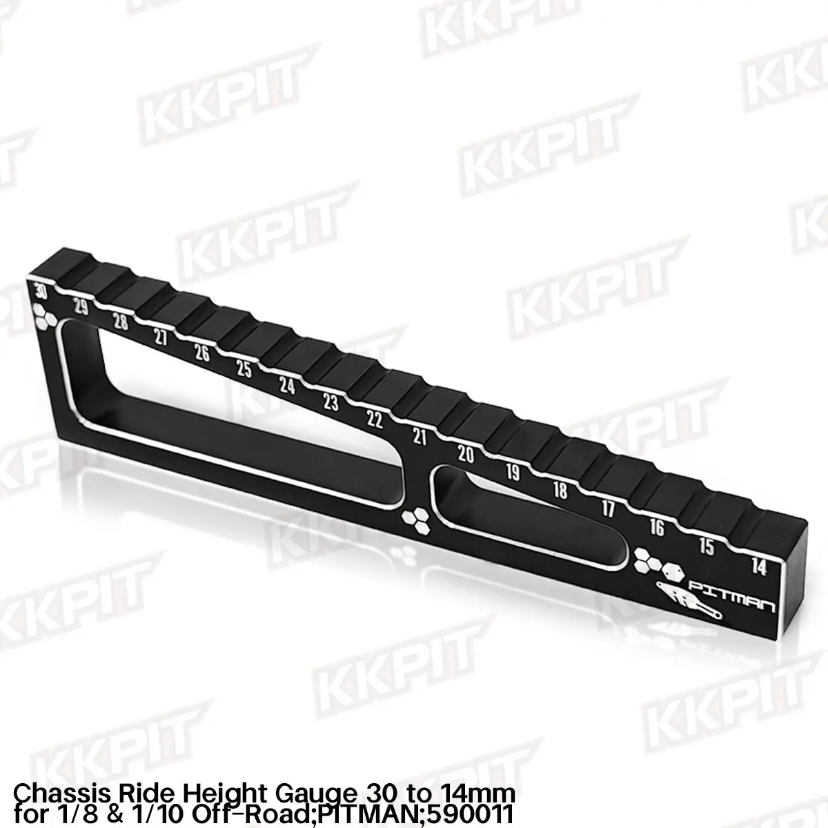 590011 Chassis Ride Height Gauge 30 to 14mm for 1/8 & 1/10 Off-Road – view 2
