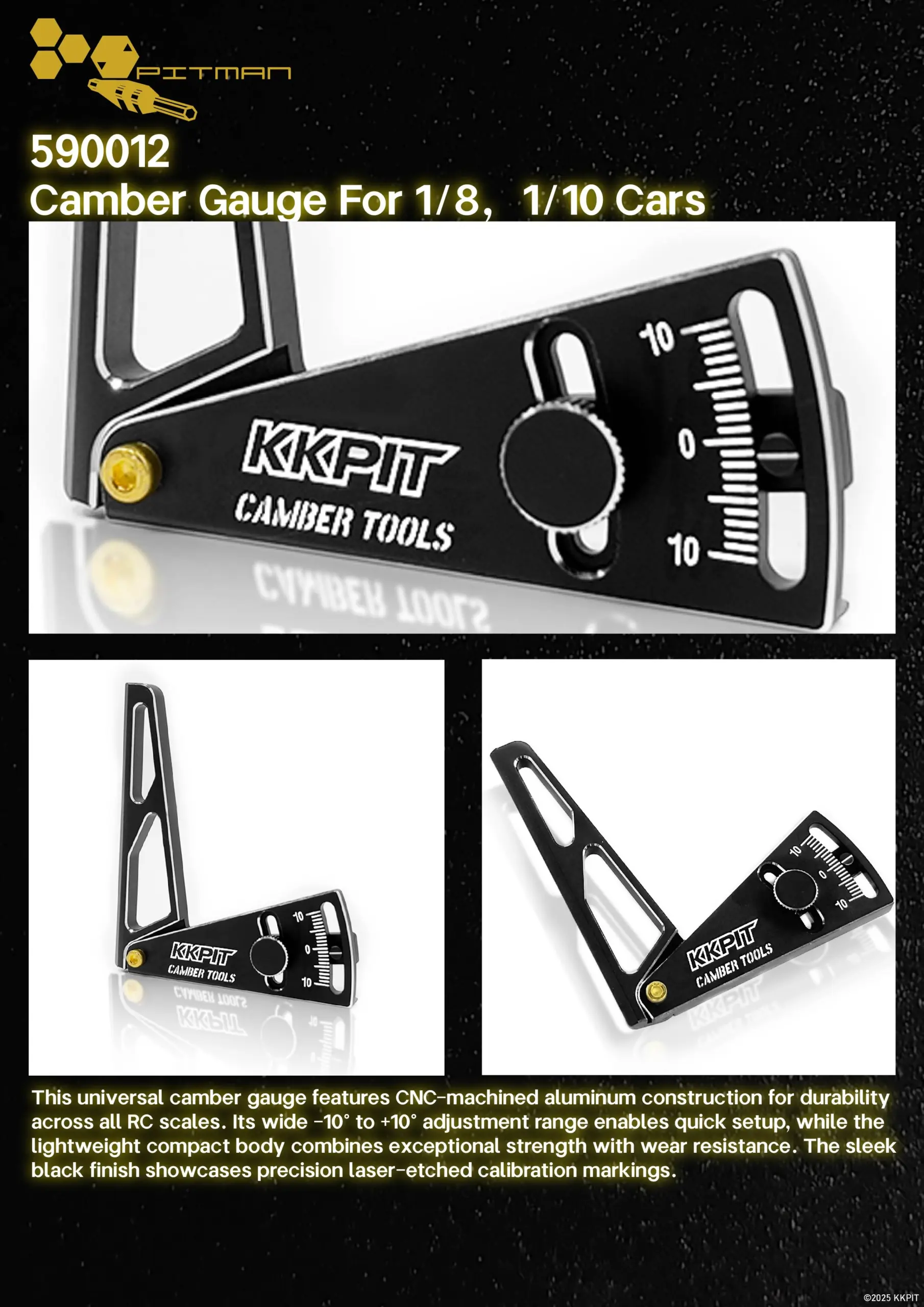 590012 camber Gauge For 1/8，1/10 Cars – view 3