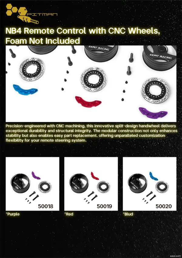 590018 NB4 Remote Control with CNC Wheels, Foam Not Included