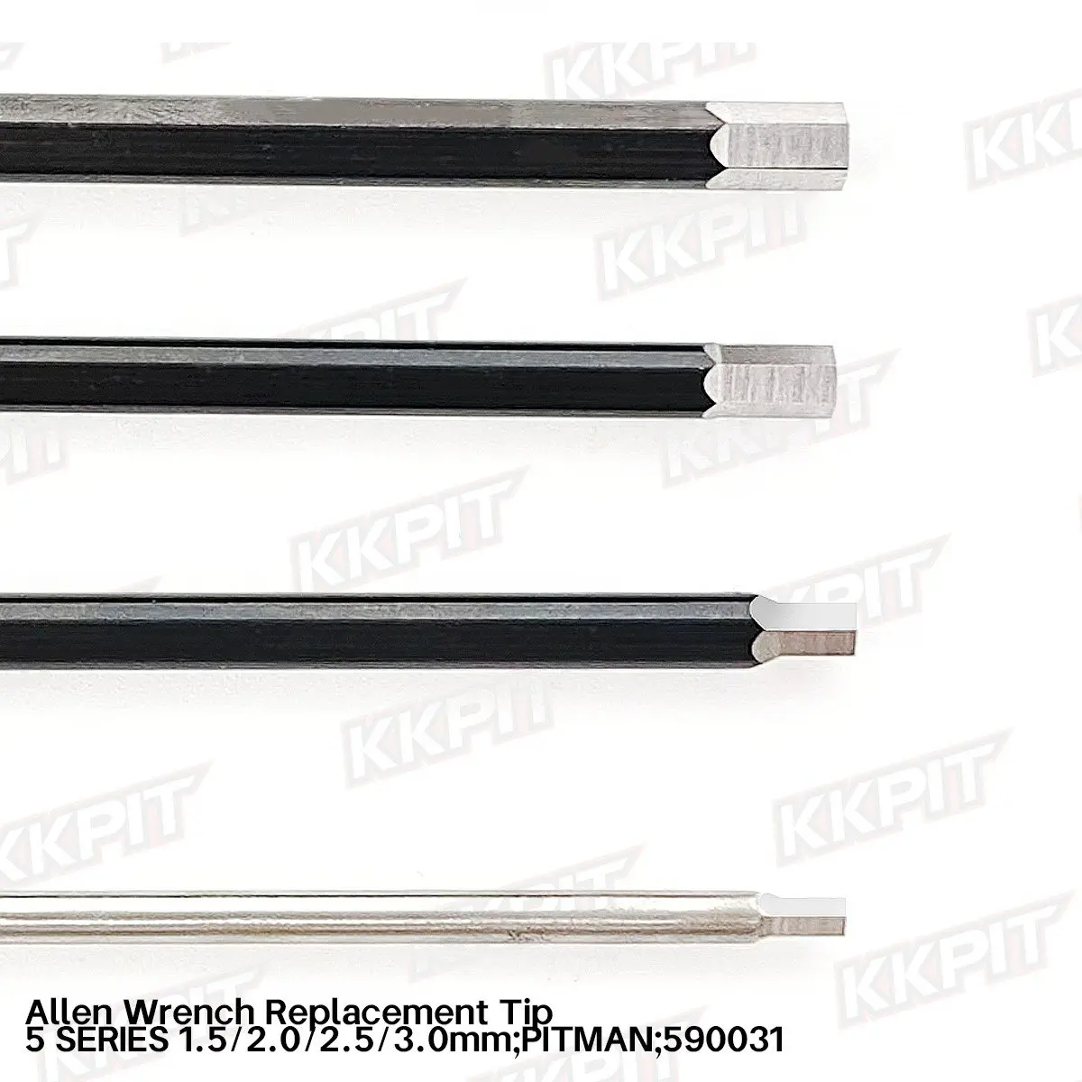 590031 Allen Wrench Replacement Tip 5 SERIES 1.5/2.0/2.5/3.0 x 100 mm – view 2