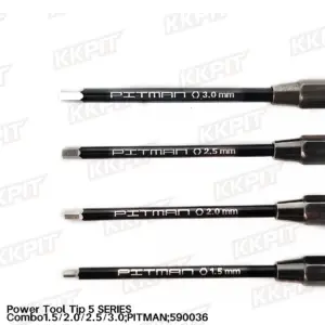 590036 Power Tool Tip 5 SERIES Combo1.5/2.0/2.5/3.0x 88mm