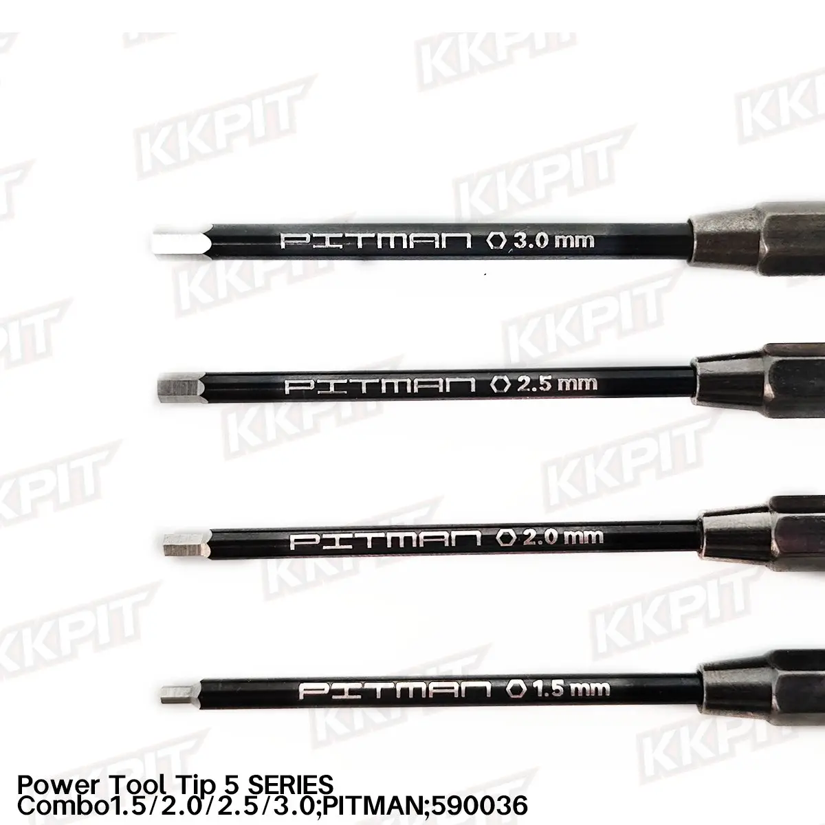 590036 Power Tool Tip 5 SERIES Combo1.5/2.0/2.5/3.0x 88mm – view 2