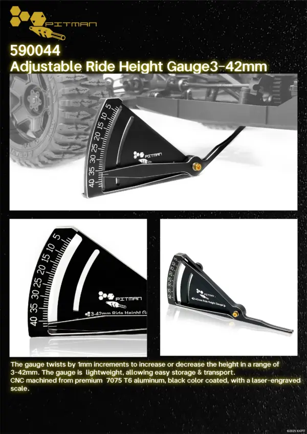 590044 Adjustable Ride Height Gauge3-42mm
