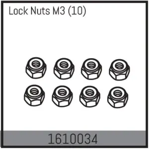 Lock Nuts M3 (10)