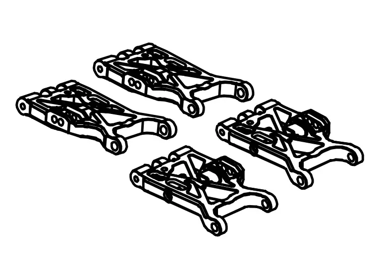 Lower Suspension Arm Set F/R