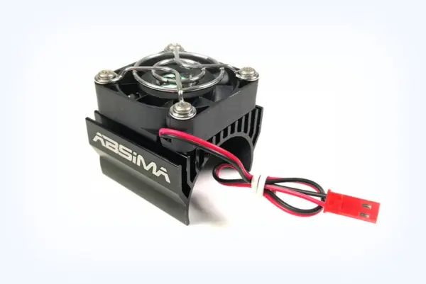 Metal Top Heatsink with fan for 1:8 up to &oslash;40mm , black