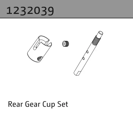 Rear Gear Cup Set