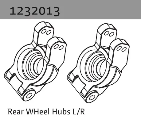 Rear Wheel Hubs L/R