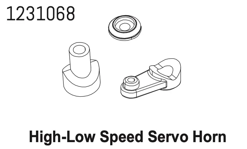Servo Horn Set (2-speed) CR4.4