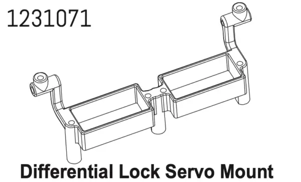 Servo Mount (Diff-Lock) CR4.4
