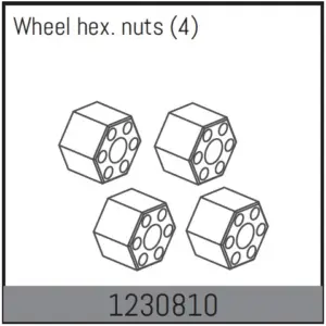 Wheel Hex Hubs 12mm (4)
