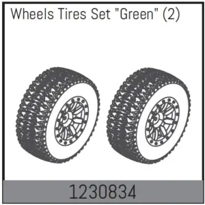 Wheel Set 110x45mm - Green (2)