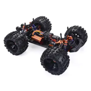 ZD Racing 9116-V4 MT8 Chassis Top View - 4WD Layout