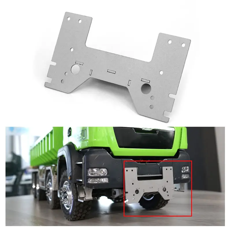 LESU 1/14 8*8 Hydraulic Metal Roll on/off Radio Control Truck Dumper RC Tipper Car Metal Crane Chassis Light Sound PL18EV Battery