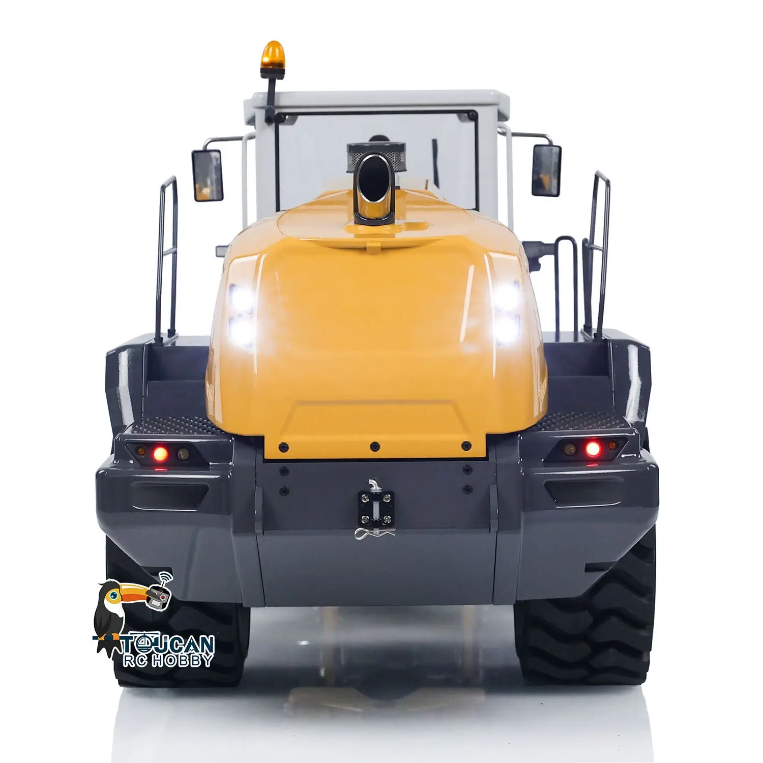 1/14 XDRC 580 RC Loader for Adult Metal Remote Control Wheeled Hydraulic Construction Car Simulation Vehicle RTR Hobby Model ST8 Radio 4CH Reversing Valve