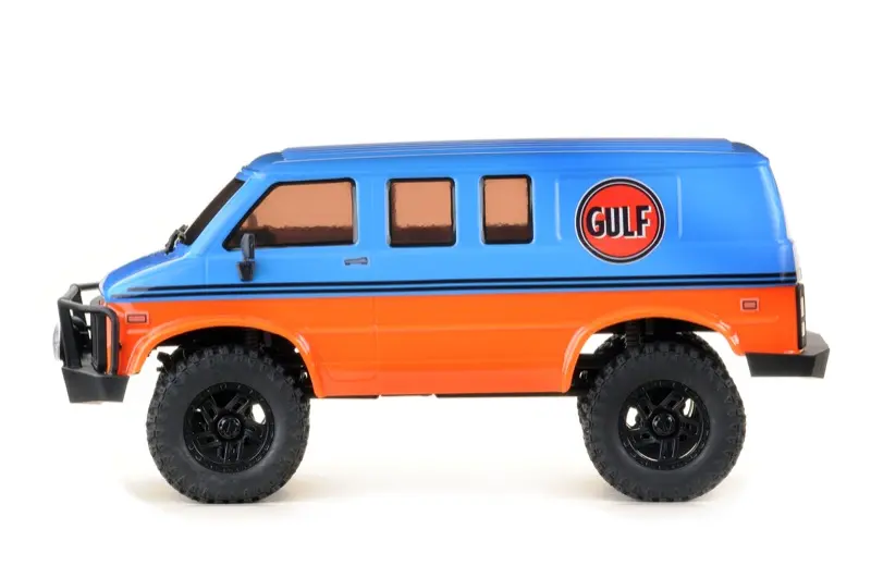 1:18 EVO Crawler "Rock Van V2" 2-Gear blue/orange RTR