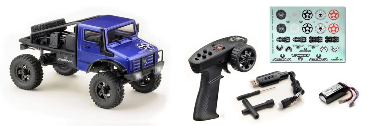 1:18 EVO Crawler "Trail Hunter V2" 2-Gear blue RTR